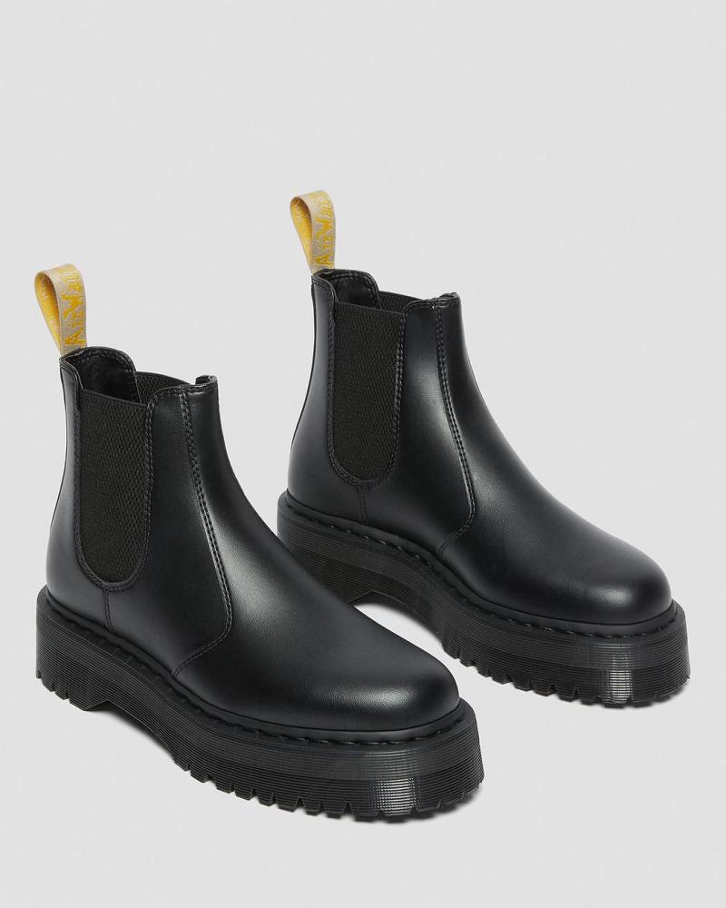 Dr Martens Vegan 2976 Felix Platform Ankelstøvler Herre Sort | DK 457BEX